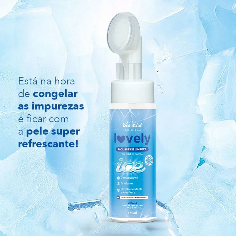 Kit Sabonete Mousse de Limpeza Facial Face Beautiful