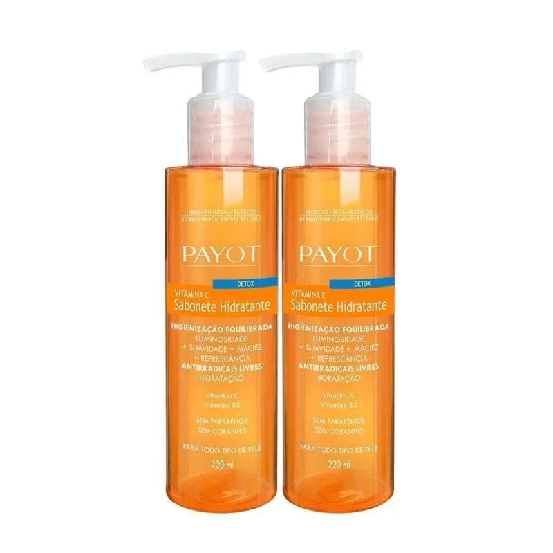 Kit 2 Sabonete Líquido Facial Payot – Vitamina C  - 220ml